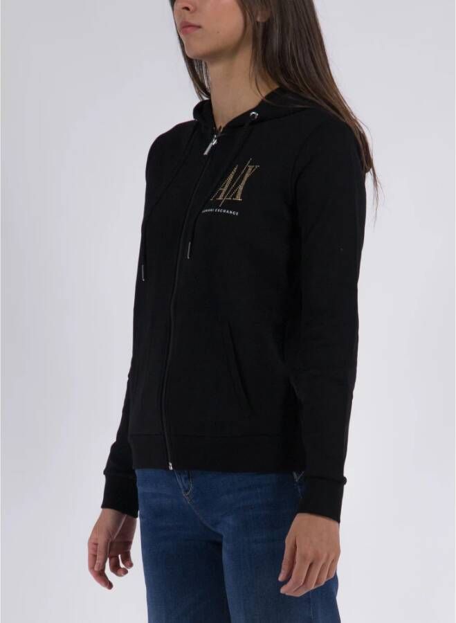 Armani Exchange Zip-throughs Zwart Dames