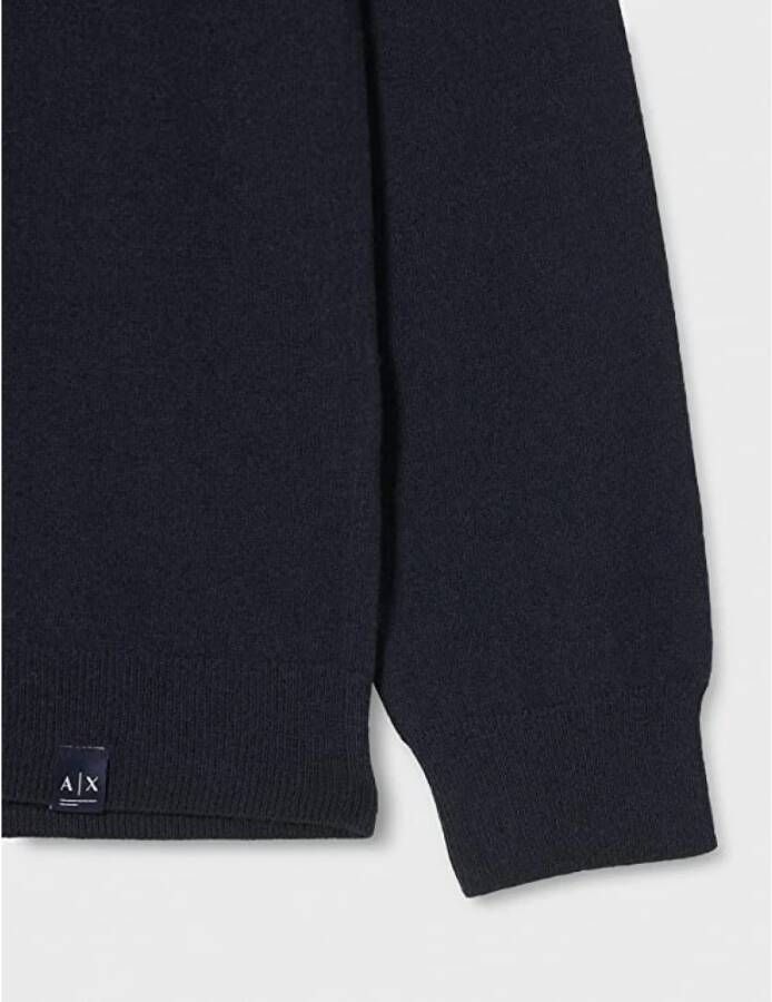 Armani Exchange Zwarte Aw22 Sweatshirt voor Heren Black Heren