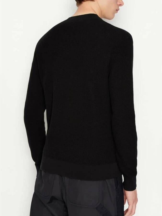 Armani Exchange Zwarte Sweaters voor Heren Zwart Heren