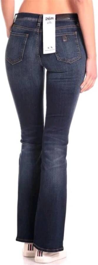Armani Flared Jeans Blauw Dames