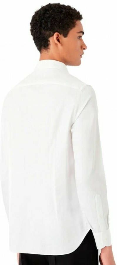 Armani Formele shirts Wit Heren