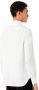 Emporio Armani Witte Katoenen Overhemd met Logoprint White Heren - Thumbnail 4