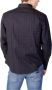 Armani Exchange Herenkatoenen jacquard overhemd met lange mouwen Blauw Heren - Thumbnail 4