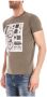 Armani Jeans C6H01DaverDescuro T-shirt Green Heren - Thumbnail 2