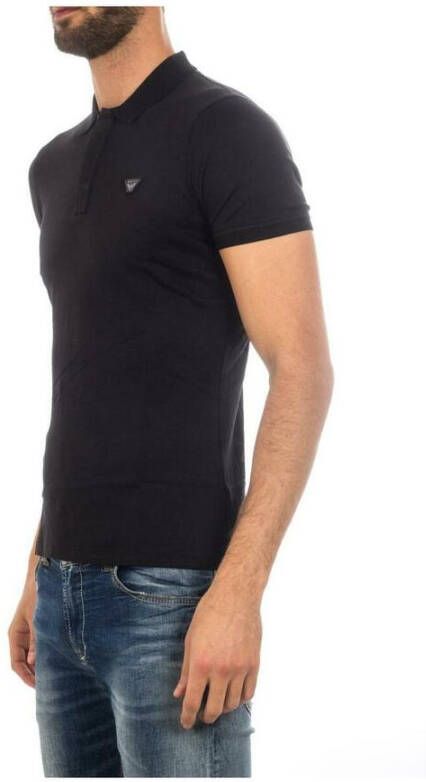 Armani Jeans Poloshirt Zwart Heren