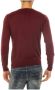 Armani Jeans Gezellige Gebreide Trui Red Heren - Thumbnail 2