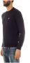 Armani Jeans Gezellige Gebreide Trui Blue Heren - Thumbnail 2