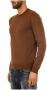 Armani Jeans Gezellige Gebreide Trui Brown Heren - Thumbnail 2