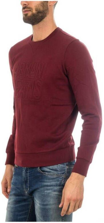 Armani Jeans Sweatshirt Rood Heren