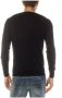 Armani Jeans Gezellige Gebreide Trui Black Heren - Thumbnail 2