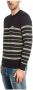 Armani Jeans Gezellige Gebreide Trui Black Heren - Thumbnail 2