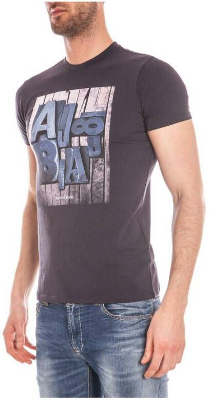 Armani Jeans t-shirt Blauw Heren