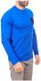 Armani Jeans Gezellige Gebreide Trui Blue Heren - Thumbnail 2