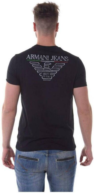 Armani Jeans t-shirt Zwart Heren