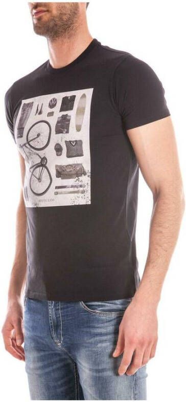 Armani Jeans t-shirt Zwart Heren