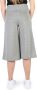 Armani Jeans Katoenen Broek met knoop en rits Gray Dames - Thumbnail 2