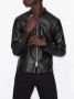 Armani Exchange Zwarte biker-geïnspireerde jas Black Heren - Thumbnail 4