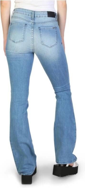 Armani Lente Zomer Dames Jeans met Logo Blauw Dames