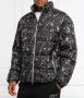 Armani Exchange Zwarte Jas met Verfspat Print Black Heren - Thumbnail 2