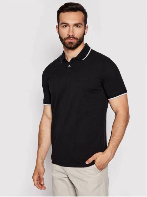 Armani Polo Shirts Zwart Heren