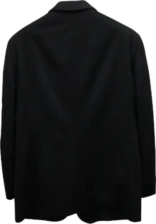 Armani Pre-owned Cashmere outerwear Black Dames