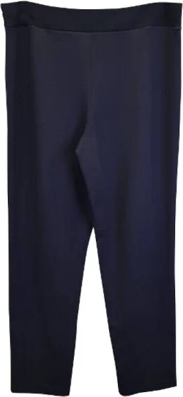 Armani Pre-owned Fabric bottoms Blauw Dames