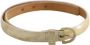 Armani Pre-owned Leather belts Beige Dames - Thumbnail 2