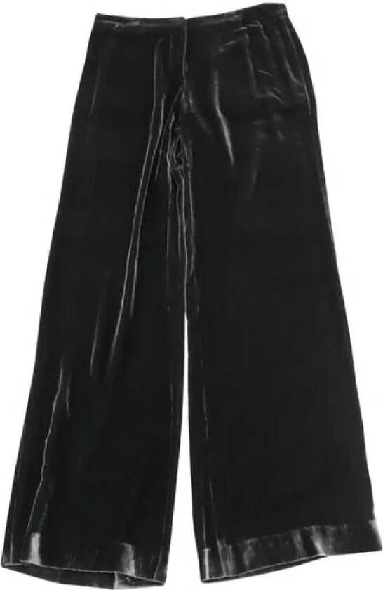 Armani Pre-owned Polyester bottoms Grijs Dames