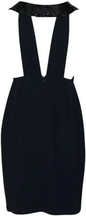 Armani Pre-owned Polyester dresses Blauw Dames
