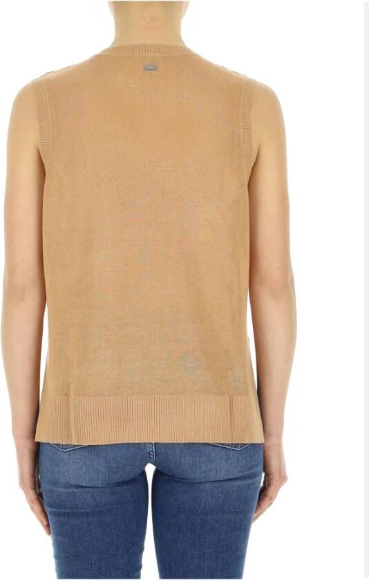 Armani Sleeveless Tops Bruin Dames
