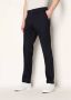 Armani Exchange Blauwe Chino Broek met Hoge Taille en Meerdere Zakken Blue Heren - Thumbnail 2