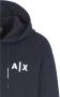 Armani Exchange Blauwe Hoodie Trendy Casual Stijl Blue Heren - Thumbnail 2