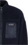 Armani Exchange Blauwe Teddy Sweatshirt met Ritssluiting en Zijzakken Blue Heren - Thumbnail 2