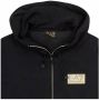 Emporio Armani EA7 Zip Through Hoodie Zwart Heren - Thumbnail 4