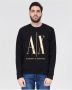 Armani Exchange Sweatshirt met labelstitching met statement - Thumbnail 8