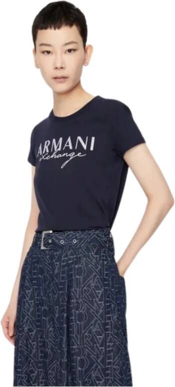 Armani T-Shirts Blauw Dames