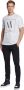 Armani Exchange Klassiek T-shirt voor heren Wit Heren - Thumbnail 2