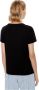 Armani Exchange Klassiek T-Shirt Zwart Dames - Thumbnail 2