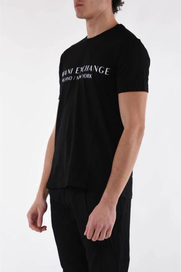 Armani T-Shirts Zwart Heren