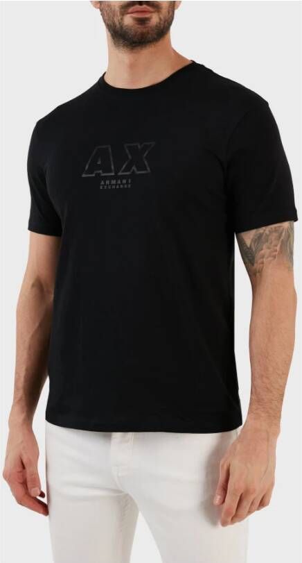 Armani T-Shirts Zwart Heren