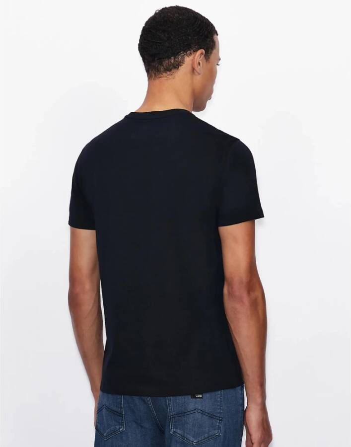 Armani T-Shirts Zwart Heren
