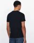 Armani Exchange Iconisch Katoenen T-shirt Blauw Slim Fit Blue Heren - Thumbnail 6