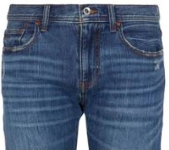 Armani Trousers Blauw Heren