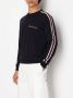 Armani Exchange Klassieke en veelzijdige trui met authentiek logo Blauw Heren - Thumbnail 2