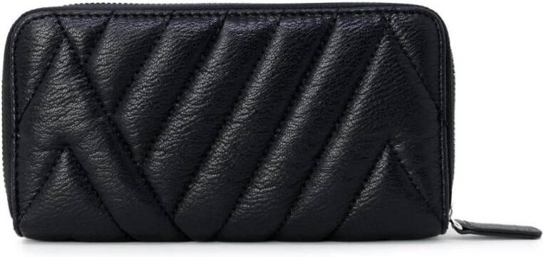 Armani Zwarte portemonnee voor vrouwen met rits Zwart Dames