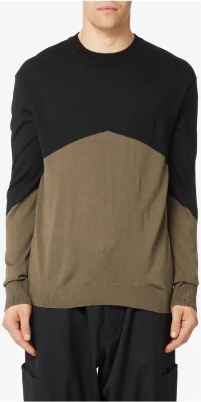 Armani Zwarte Sweaters met Elegant Design Zwart Heren