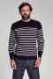 Armor-Lux Groix Trui Strepen Navy Blauw Heren - Thumbnail 2