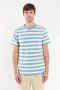 Armor Lux T-shirt T-Shirt Linnen Strepen Blauw - Thumbnail 2