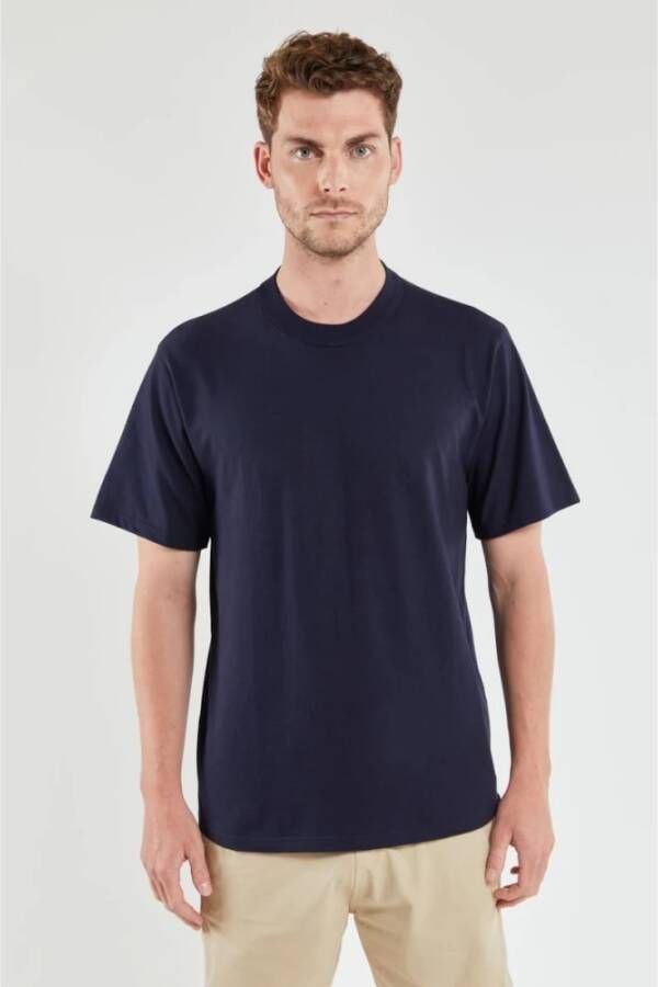 Armor-Lux T-Shirt Navy Blauw Heren
