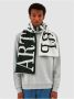 ARTE Sjaal met intarsia logo Groen - Thumbnail 5